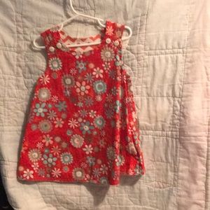 This is handmade floral dress never worn size 2T